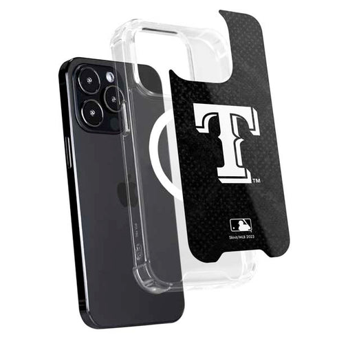 MLB Texas Rangers Jays Dark Wash iPhone 15 Pro MagSafe Case